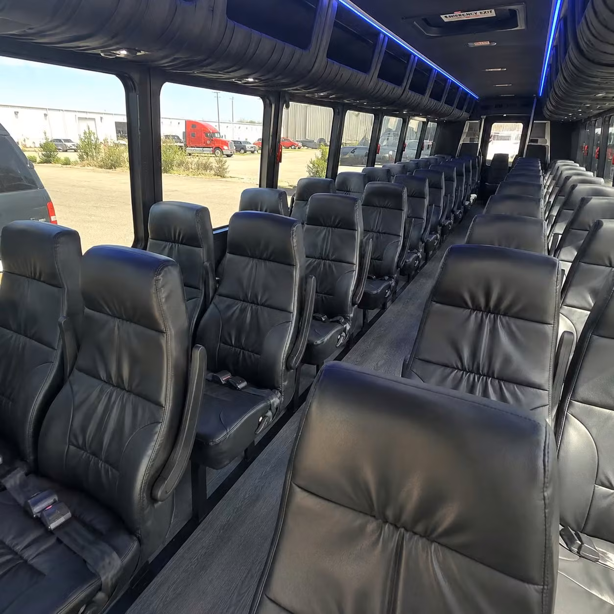 30 passenger minibus inside