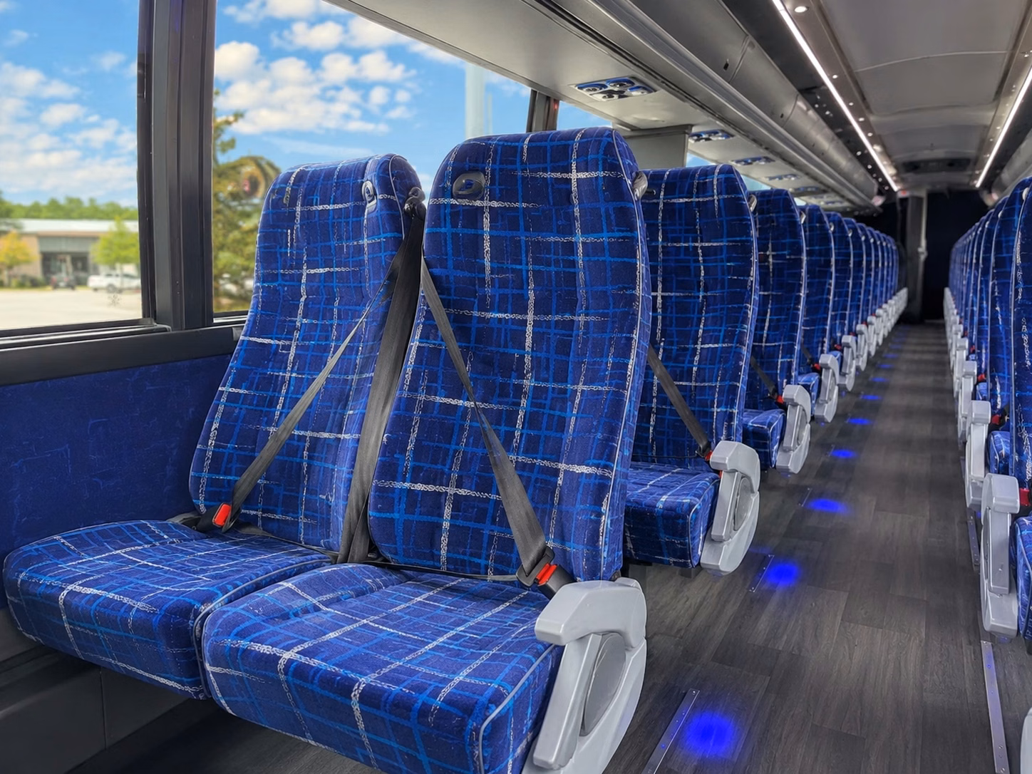 fort worth charter bus rental inside