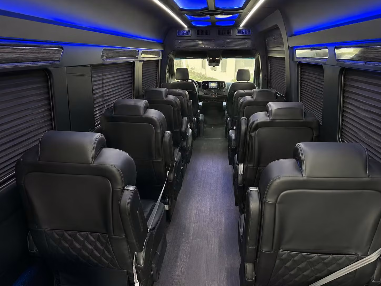 sprinter van with driver inside
